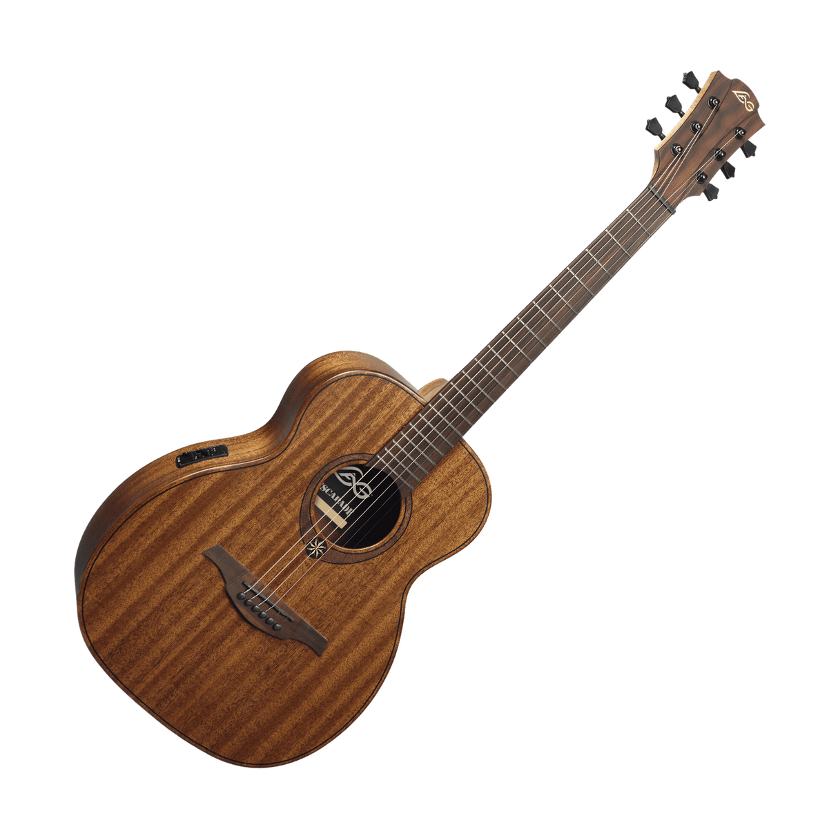 LÂG SCAPADE-KAE Travel Elektro-Akoestische Gitaar - Massief Khaya