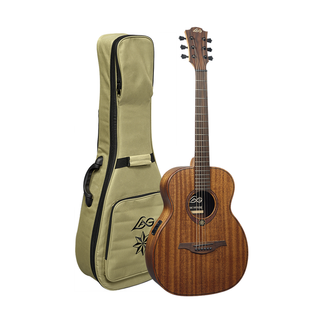 LÂG SCAPADE-KAE Travel Elektro-Akoestische Gitaar - Massief Khaya