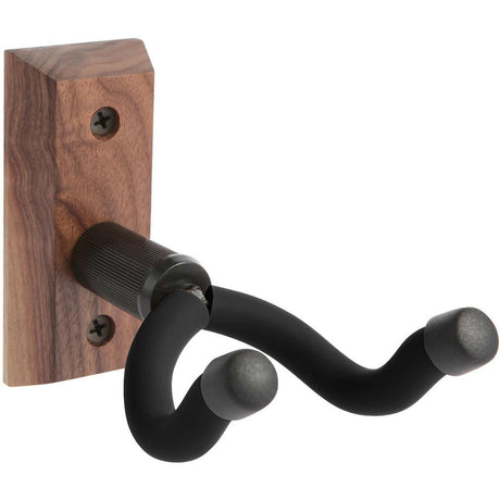CLX GTH 150 Gitaar Wandhouder Luxe Donker Hout met Bescherming