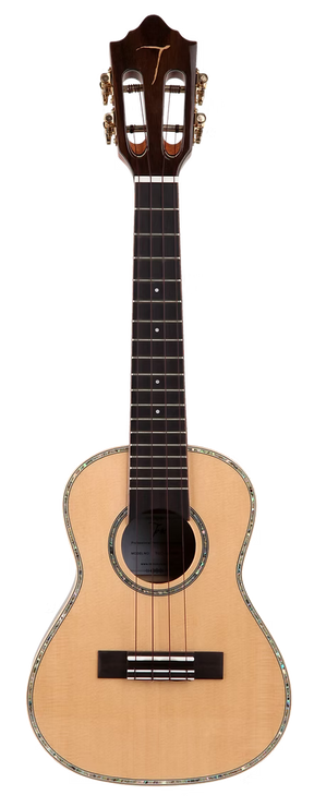TOM 680 M Tenor Ukulele Massief Sparren met Walnoot en Esdoornbinding