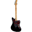 JET JJ-350 BK Offset Elektrische Gitaar HH Hardtail Roasted Maple Zwart