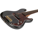 JET JPB-305 CRC PB-style 5-snarige Elektrische Bas Rosewood Toets Charcoal