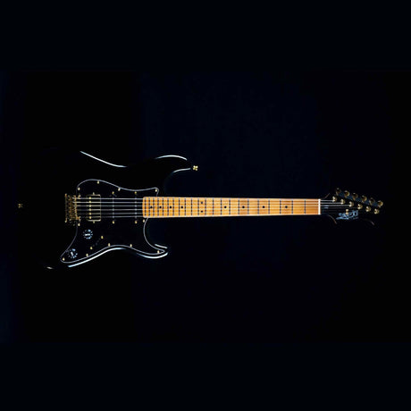 Jet Guitars JS-400 BKG elektrische gitaar - Zwart Gouden Hardware