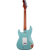 JET JS-400 RLC SFG Relic S-style Elektrische Gitaar HSS Tremolo Relic Seafoam Green Rosewood Toets