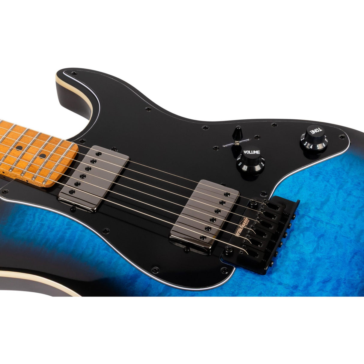 JET JS-450 BLB S-style Elektrische Gitaar HH Tremolo Rosewood Toets Blue Burst
