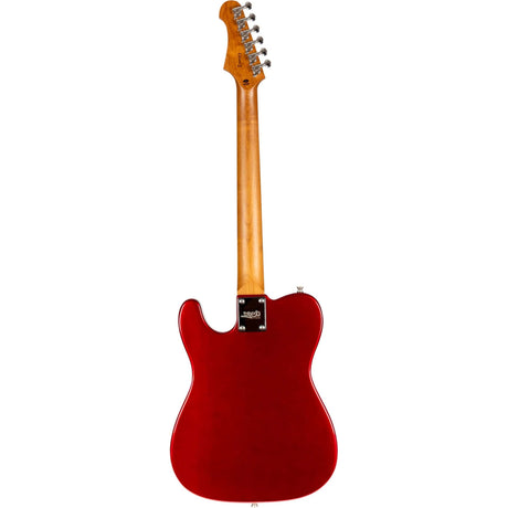 JET JT-300 CAR P90 T-style Elektrische Gitaar P90 + Single Coil Vaste Brug Roasted Maple Toets Candy Apple Red