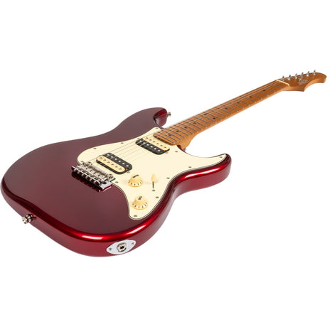 JET JS-400 CAR HH ST Style Elektrische Gitaar - Candy Red