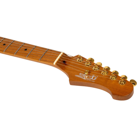 JET JT-600 PP G T-Style Elektrische Gitaar - Purple met Gouden Hardware