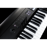 KORG KROME EX 88 Synthesizer – 88 gewogen toetsen, uitgebreide EDM-soundset, USB, grijs-metallic