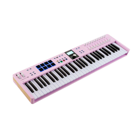 Arturia KeyLab Essential mk3 61 Rose Quartz MIDI controller met 61 toetsen, pads en DAW-integratie