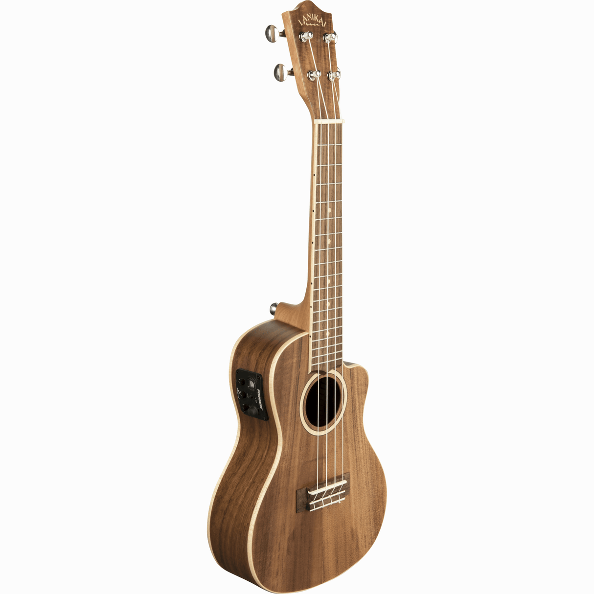 LANIKAI LKUACST-CEC Concertukelele, Acacia Solid Top-serie, cutaway, voorversterke