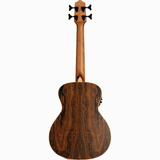 LANIKAI LKUFBEBU Basukelele, Figured Bocote Serie, Voorversterker, Tas