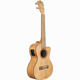 LANIKAI LKUFM-CET Tenorukelele, Flame Maple-serie, cutaway, voorversterker, tas