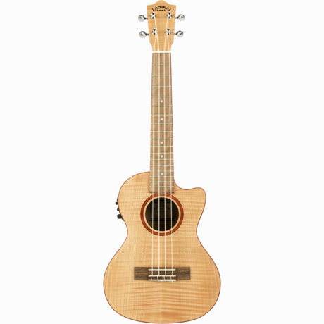 LANIKAI LKUFM-CET Tenorukelele, Flame Maple-serie, cutaway, voorversterker, tas