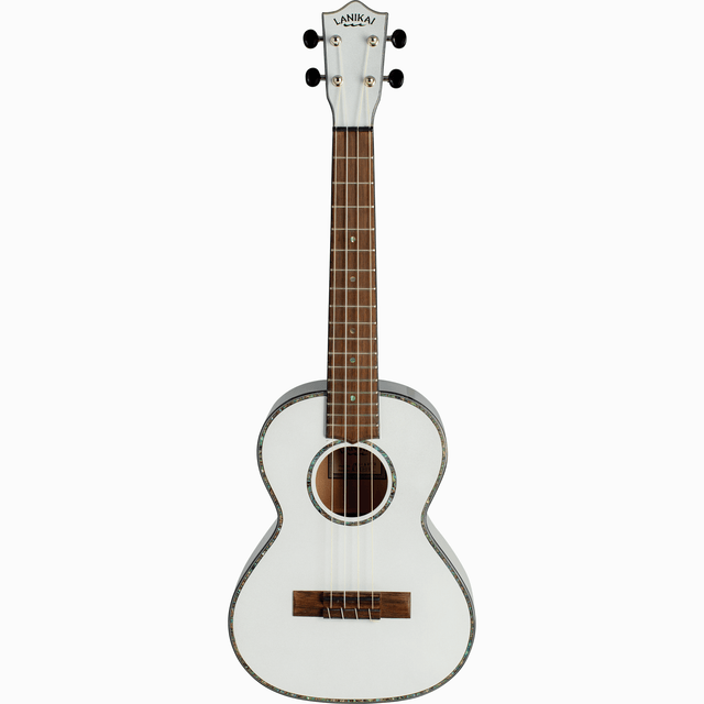 LANIKAI LKUJMS-AWT2 Tenorukelele, Julia Michaels White Pearl Signature, tas