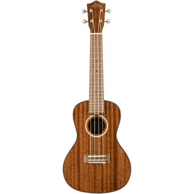 LANIKAI LKUMAS-C Concertukelele, Massief mahonie, MAS-C, Koffer