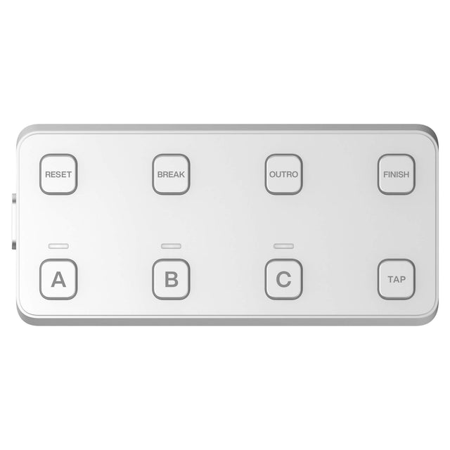 LAVA LiveDrum Pedaal, draadloze voetschakelaar voor HILAVA gitaren, 100+ ritmes, zilver, inclusief soft bag