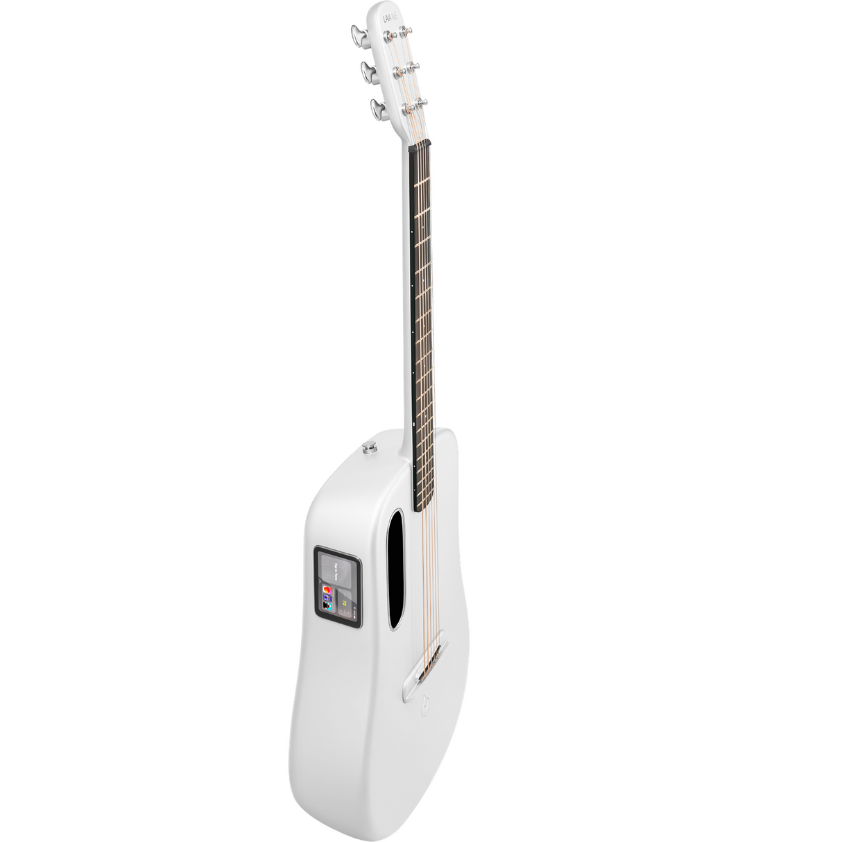 LAVA ME 4 Carbon 36" White – Smart Gitaar met SHARC-processor, FreeBoost™ & Space Bag