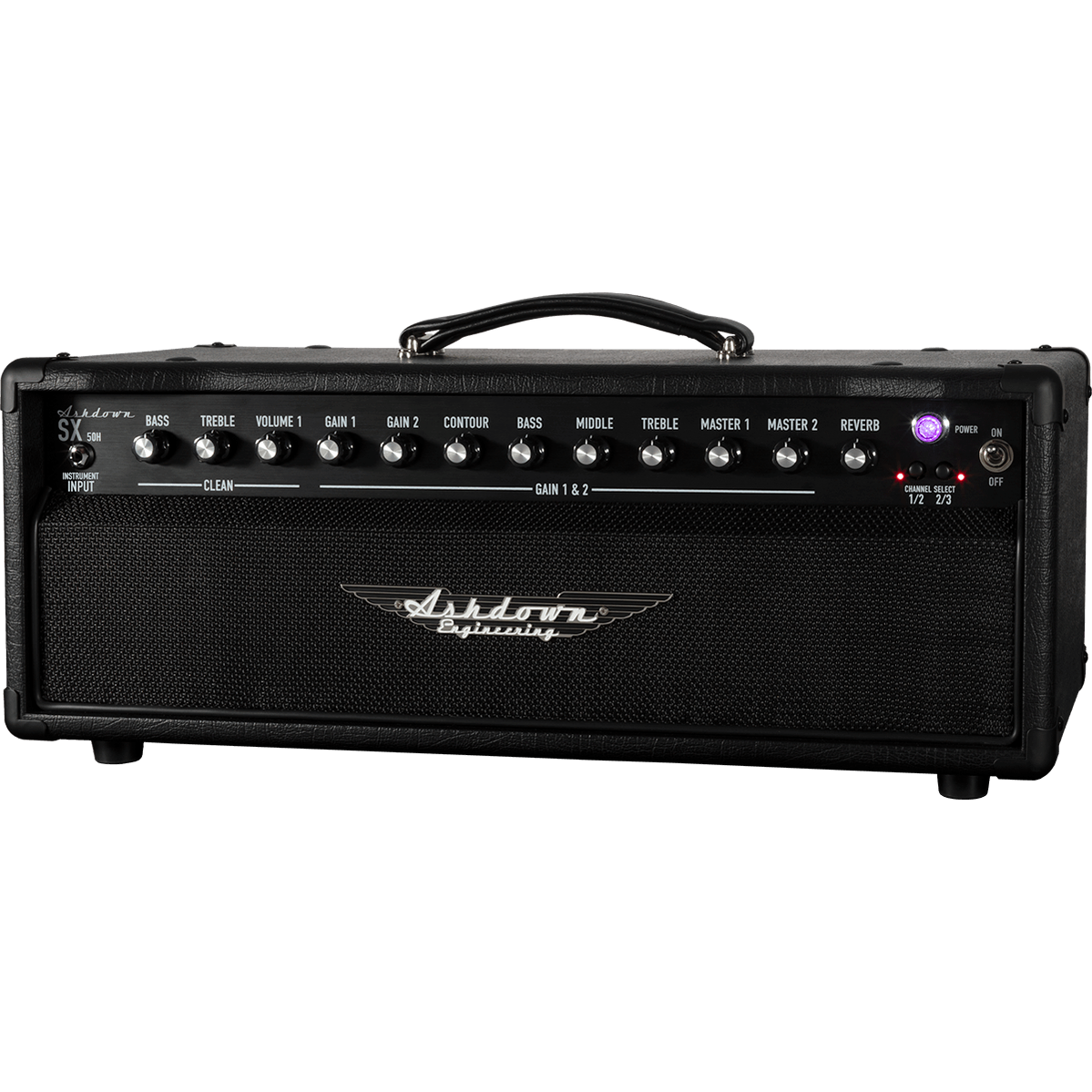 Ashdown SX-50H Buisversterker Top 50W met 3 Kanalen, Reverb en 4-bands EQ
