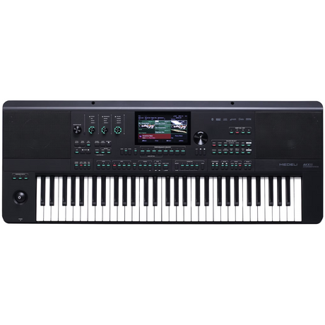 Medeli AKX10S Set – Workstation keyboard met 61 toetsen, 7” touchscreen, 4-way speakers, pedaal, standaard en kruk