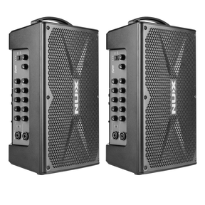 NUX NBA-200FR Busking 200FR Set van 2 - 276W PA set met accu