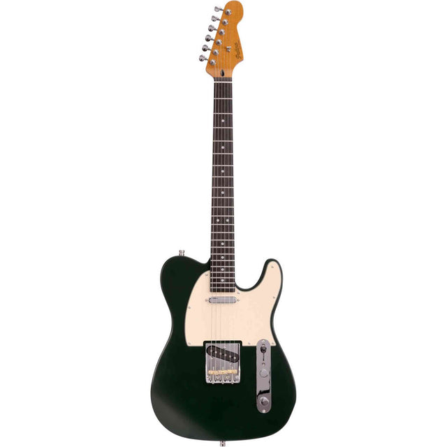 Patina PT-3 SGR T-style Elektrische Gitaar SS Alnico V Nitro Paulownia Body Roasted Maple Hals Sherwood Green