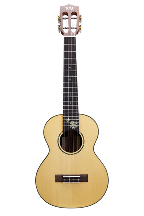 Tom S7 Tenor Ukulele Massief Sparren en Rozenhout met Luxe Hoes