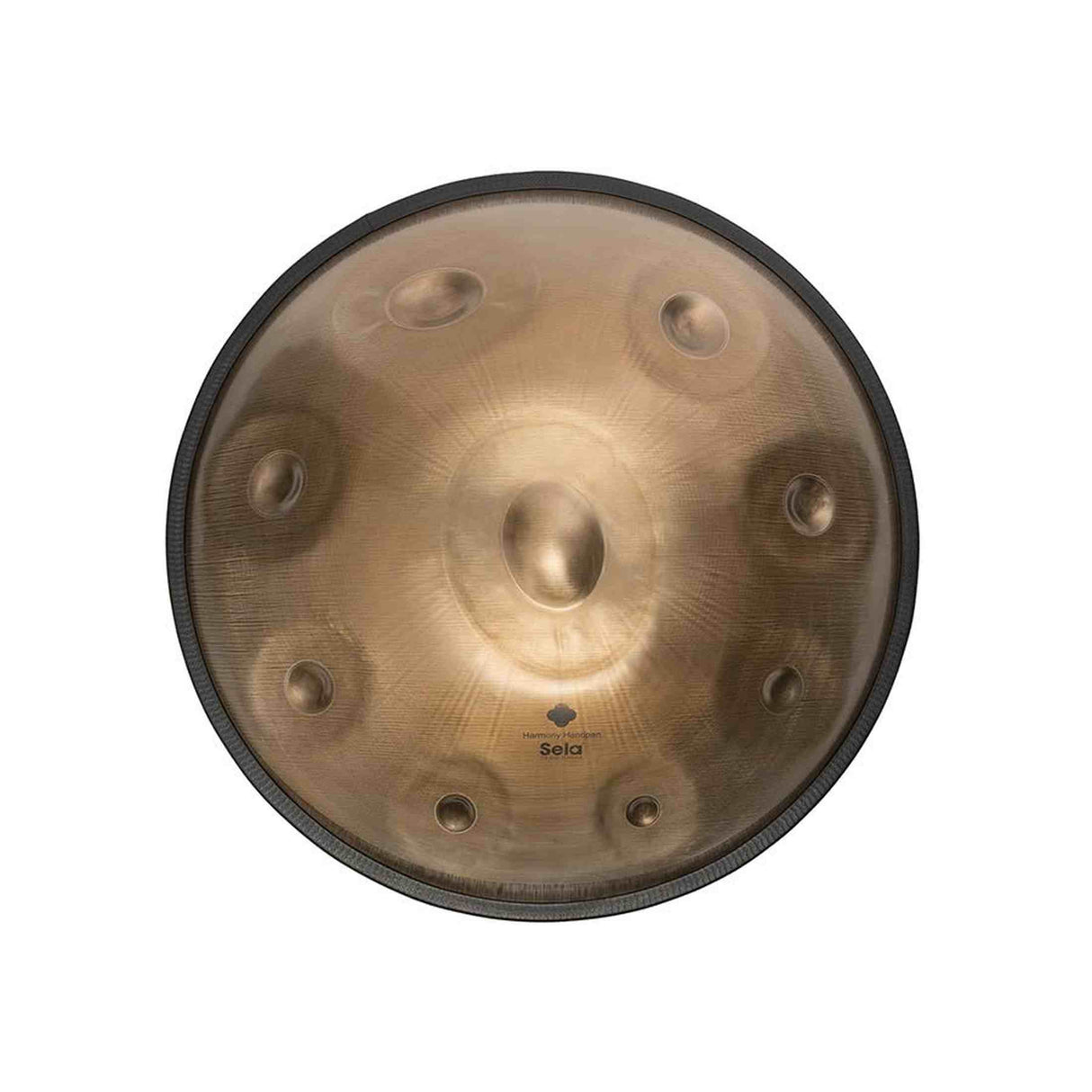 Sela SE 202 Stainless Steel Handpan D Amara 440 Hz goud handgemaakt met gevoerde draagtas