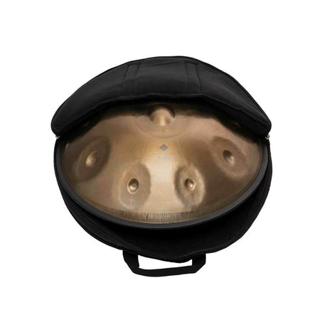 Sela SE 300 Stainless Steel Handpan Bb2 Amara 440 Hz goud handgemaakt met gevoerde draagtas