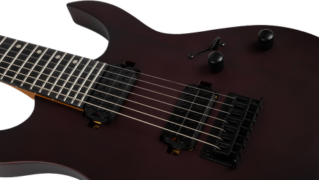 Spira Guitars S-407 MWR Satin Wine red elektrische gitaar