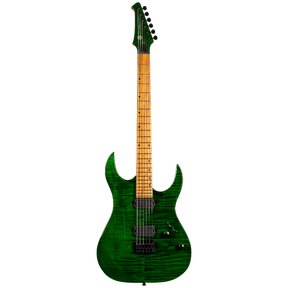 Spira Guitars S-450 TGR Transparent Green elektrische gitaar