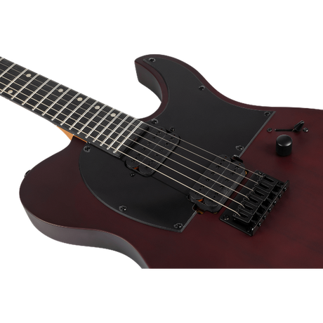 Spira Guitars T-400 MWR Satin Wine red elektrische gitaar