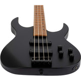 Spira B-400 MBK 4-String Elektrische Bas Actieve Villain Soapbar Pickups Roasted Poplar Satin Black