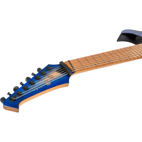 Spira S-457 TBL Multiscale 7-snarige Gitaar - Blue Green Burst