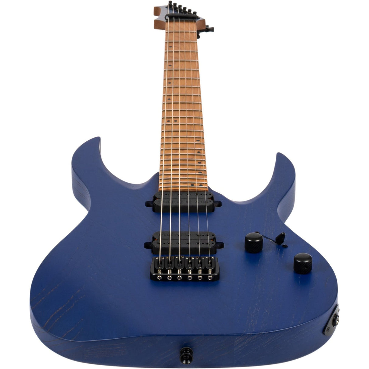 Spira S-600 ABL Elektrische Gitaar Swamp Ash Blue met Stainless Steel Frets