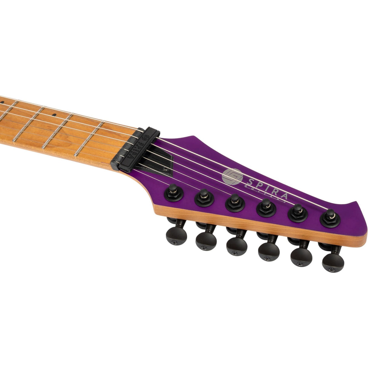 Spira S-600 APP Elektrische Gitaar Swamp Ash Purple met Stainless Steel Frets
