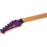 Spira S-600 APP Elektrische Gitaar Swamp Ash Purple met Stainless Steel Frets