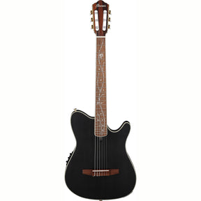 Ibanez TOD10N TKF Tim Henson Signature elektro-akoestische gitaar Transparent Black Flat