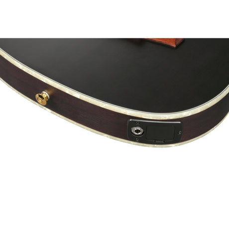 Ibanez TOD10N TKF Tim Henson Signature elektro-akoestische gitaar Transparent Black Flat