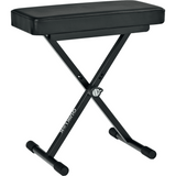 QUIKLOK BX8 Keyboard Kruk – Verstelbaar 480-580 mm, Kunstleer, 112 kg draagvermogen
