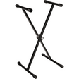 QUIKLOK T6BK Keyboardstandaard – X-vorm, Staal, Verstelbaar, Zwart