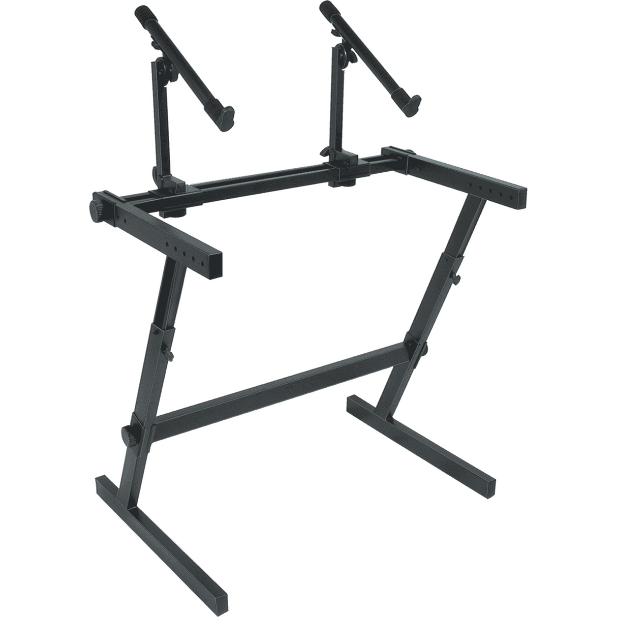 QUIKLOK Z726 Z-Keyboardstandaard – Voor 2 Keyboards, Verstelbaar, max. 113 kg