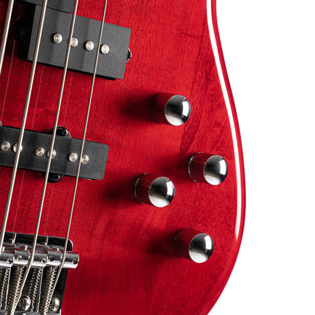 Cort Action Bass Plus TR basgitaar 4-snarig met actieve 2-band EQ en PJ pickups
