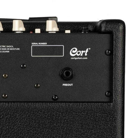 Cort CM40B Basgitaarversterker 40W met 10 inch Speaker en 2 Mid Regelaars