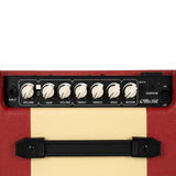 Cort CM15RDR 15W Gitaarversterker met 8 inch Speaker, Reverb en 2 Kanalen Dark Red