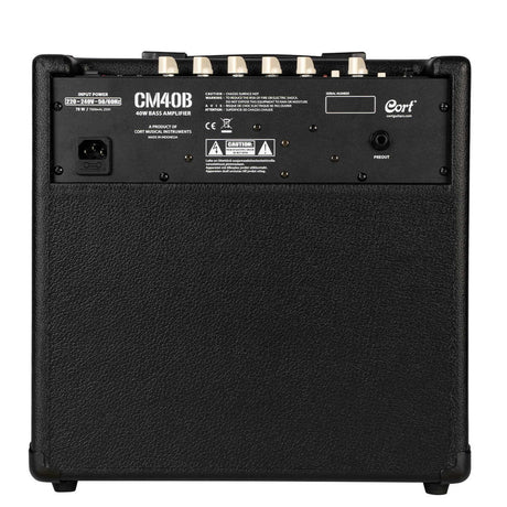 Cort CM40B Basgitaarversterker 40W met 10 inch Speaker en 2 Mid Regelaars