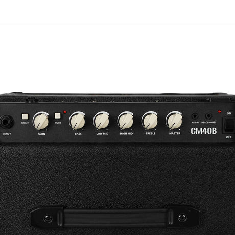 Cort CM40B Basgitaarversterker 40W met 10 inch Speaker en 2 Mid Regelaars