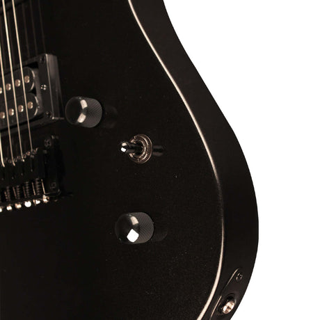 Cort KX100 Black Metallic Elektrische Gitaar HH Nyatoh met Hardtail Brug