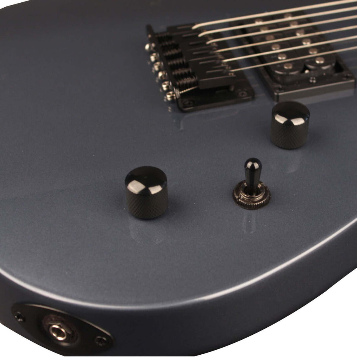Cort KX100 Metallic Ash Elektrische Gitaar HH Nyatoh met Hardtail Brug