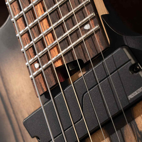 Cort KX507MS Pale Moon 7-snarige Multiscale Elektrische Gitaar Natural Black Burst